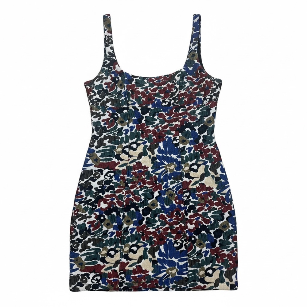 Maeve by Anthropologie Floral Textured Sleeveless Mini Dress Size 10